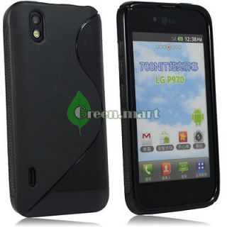   RUBBER GEL S LINE TPU COVER CASE FOR LG MARQUEE LS855 / OPTIMUS P970