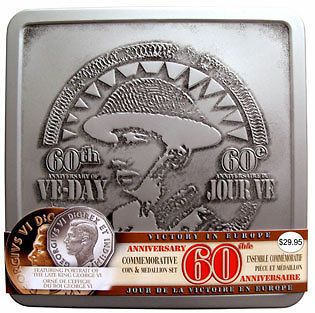 2005 VE Day Proof Silver Nickel 5 Cent & Set LOT of 10 B1