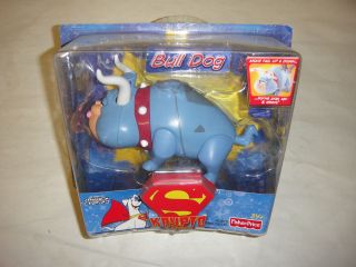 RARE KRYPTO THE SUPER DOG. THE BULL DOG ACTION FIGURE. FISHER PRICE 