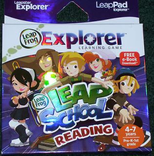 NEW LeapFrog Explorer Leapster Learning Game LEAP SCHOOL READING