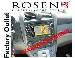 Rosen Honda CR V 07/11 In dash 2 din Multi Media Navigation GPS CRV 