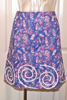lilly pulitzer roslyn skirt cherry bomb size 0 nwt