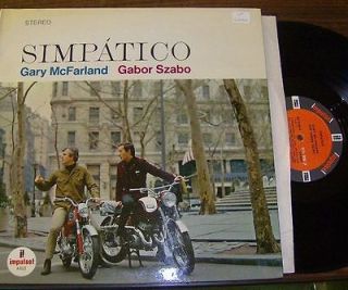  Record Album 1966 Simpatico Gary McFarland Gabor Szabo Yamah Mama