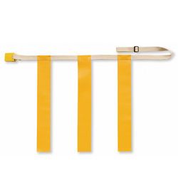 FLAG A TAG® USFTL Approved Triple Threats Flag Football Belt Yellow 