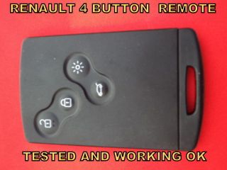renault laguna 3 card 4 button remote control alarm key from united 