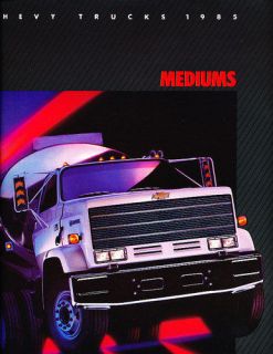 1985 chevrolet medium trucks series 50 sales brochure time left