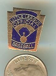 Official League Little Baseball Blue youth Pin Collector Lapel Hat