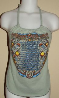 String Cheese Incident 2002 Concert Tour Shirt Reconstructed Halter 