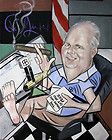 RUSH LIMBAUGH TALENT ON LOAN FROM GOD ORIGINAL PAINTING OILS ANTHONY 