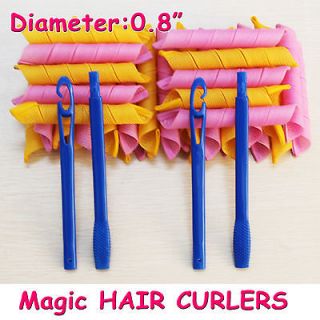   large Hair Curlers Curlformers Spiral Ringlets Perm Leverage rollers