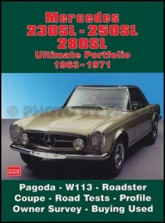 Book of 59 Mercedes SL Magazine Articles 230SL 250SL 280SL 1963 1971 