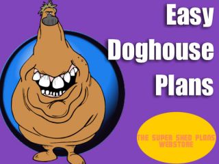 Custom Design Insulated DogHouse Plans, Dual Large Dog, Cold Weather 