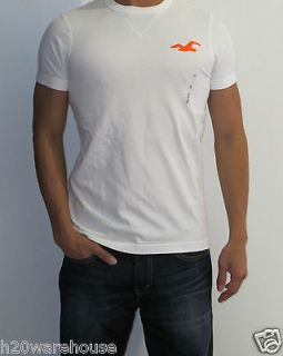   Mens Muscle Slim Fit White Venice Beach T Shirt By Abercrombie