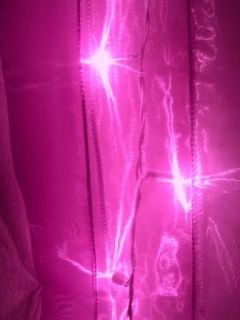Purple Organza Fairy Light Curtain Decoration For Home Bedroom Nursery 