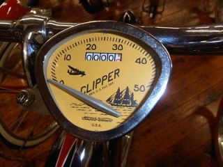 BICYCLE SPEEDOMETER 26” BIKE CLIPPER STEWART WARNER USA SCHWINN 