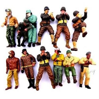 Lot 12X 21st Century Toys Ultimate 2 Soldier WWII German U.S. US 