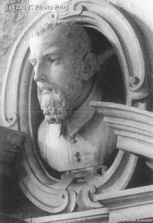   Print Bust Giovan Battista Santoni Gian Lorenzo Bernini ~1610 Santa