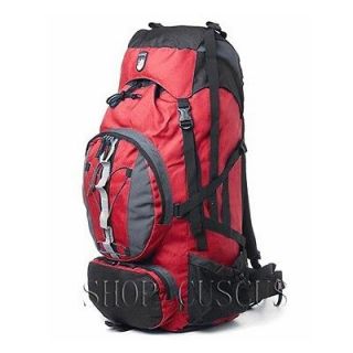 new 60 10 ul internal frame camping hiking backpack red