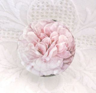 roses chic shabby drawer door cabinet knobs knob pink  4 25 