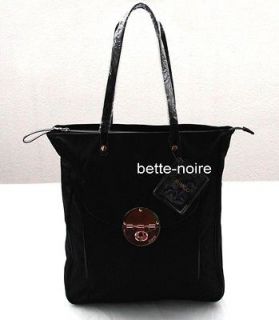 MIMCO Lucid Tote Black Rose Gold Turnlock Hardware RRP $249 BNWT