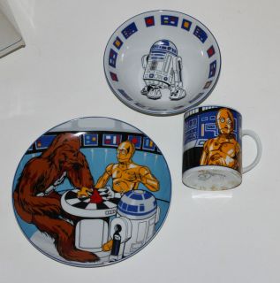 Vintage Star Wars Fantasy Childset Sigma Taste Setter dish, bowl, mug 