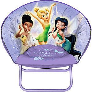 disney tinkerbell fairies kids saucer chair chairs new time left