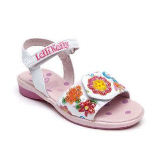New Lelli Kelly Girls Cute Bee Velcro Floral Sandals size EUR 30/ US 