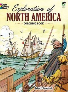   America Coloring Book by Peter F. Copeland 1992, Paperback