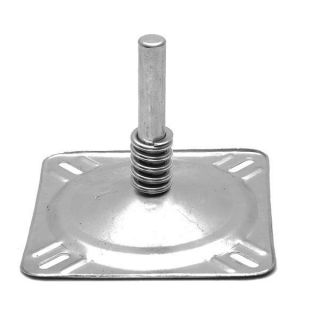 SPRINGFIELD ZINC PLATED STEEL 6 3/4 INCH BOAT SEAT SPRING MOUNT BASE