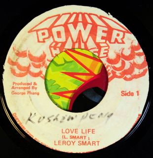 reggae 45 rockers leroy smart love life power records returns