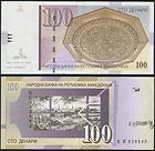 macedonia new 100 denari 2007 unc  $