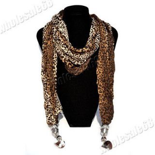   Leopard Soft Shawl pashmina womens Scarf Wrap Long Stole new jewelry