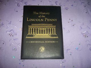 New History of The Lincoln Penny Centennial Edition Franklin Mint 