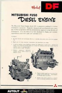 mitsubishi diesel engines in Business & Industrial