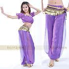 13 color New Shining Sequins Lantern Long Pants Belly Dance Costumes