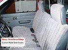 VW BUS WESTFALIA CUSTOM MADE PLAID FABRIC SEAT COVERS