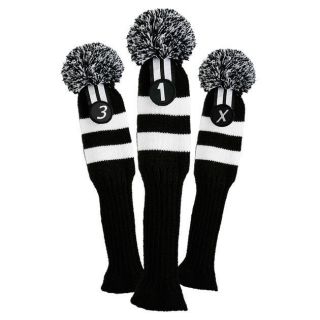   Retro Headcover 3 pc Set,Head covers Protect Your Clubs in Style