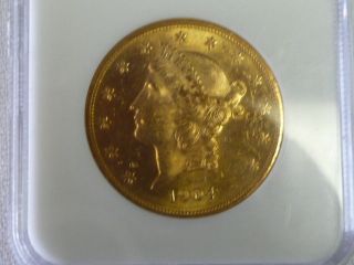1904 ms 63 $ 20 gold liberty double eagle proof