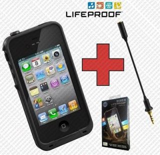 Lifeproof Gen2 Case Genuine Black iPhone 4 4S Waterproof New In Box 