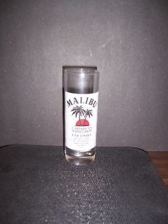 shotglass malibu caribbean white rum with coconut 