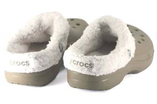 mammoth crocs unisex shoes khaki oatmeal size m2 w4