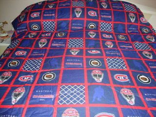 new montreal canadiens nhl hockey logos twin comforter from canada