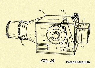 panavision motion picture camera 3 dim us patent m381 one
