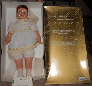 HORSMAN 26 BABY ROSEBUD Replica of 1928 Doll With Box and COA