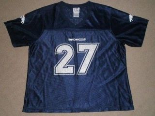 NFL Womens Knowshon Moreno Denver Broncos Jersey #27, with Bling