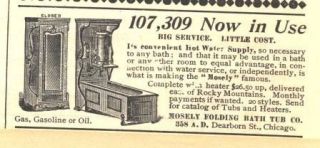 1899 ad a mosely folding bath tub 