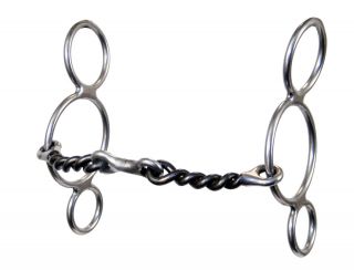 Barrel Racing Bit   JM 3 Ring Gag # 391 by Reinsman, Hand Made in the 