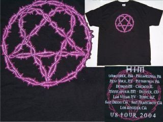 HIM (band,rock,tour,Ville,concert,heartogram,Margera) (shirt,hoodie 