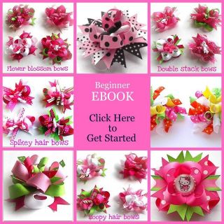 how to make boutique hair bows ebook instructions emb
