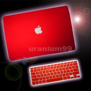   MacBook Pro Retina Display Crystal Hard Case Red + Keyboard Cover